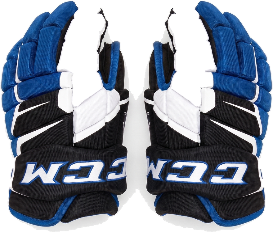 A pair of hockey gloves